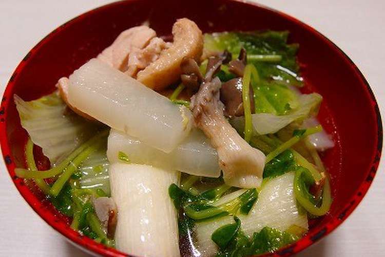 昆布茶で簡単鍋 レシピ 作り方 By レモン太鼓 クックパッド