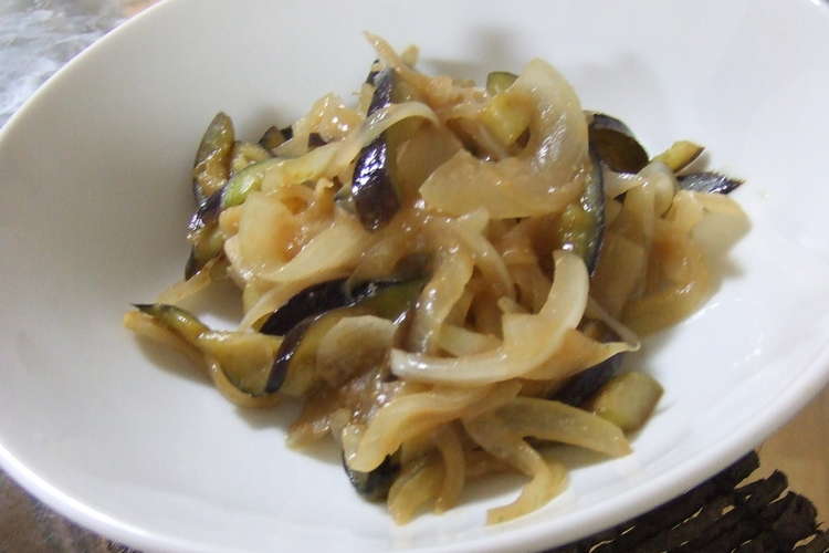 スピードおかず 茄子と玉ねぎの甘味噌炒め レシピ 作り方 By Umizora クックパッド 簡単おいしいみんなのレシピが352万品