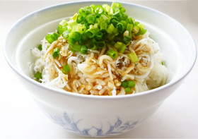 カルシウムたっぷり 簡単しらす干し丼