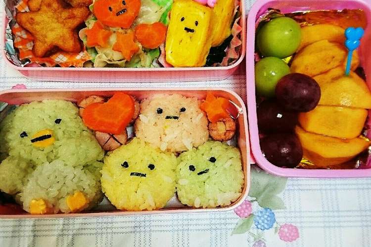 キャラ弁 すみっこぐらし ベンギン他 レシピ 作り方 By サユリン クックパッド 簡単おいしいみんなのレシピが359万品