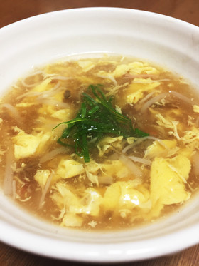 もやしカニカマ!あんがトロトロ中華スープ