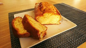 HMで簡単ふんわりりんごのパウンドケーキ