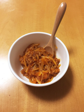 鍋1つ♡トマトジュースで☆離乳食パスタ♡