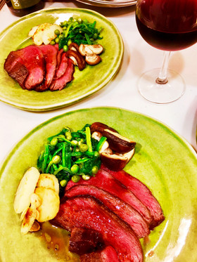 牛肉のタタキ ロースト・ビーフ仕立て