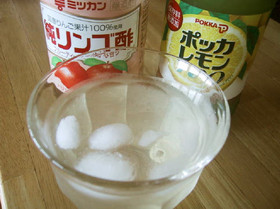 爽快☆りんご酢レモンソーダ☆