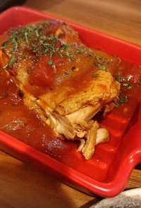 圧力鍋✩鳥肉のトマト煮込み