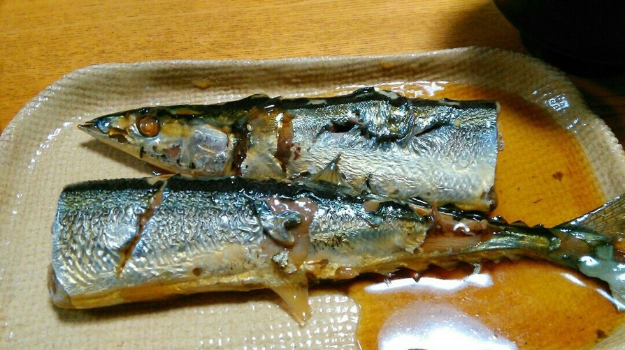 むちゃくちゃ美味しい漬け込み秋刀魚の画像