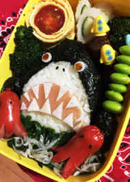 みんなが作ってる キャラ弁 ジョーズのレシピ クックパッド 簡単おいしいみんなのレシピが340万品