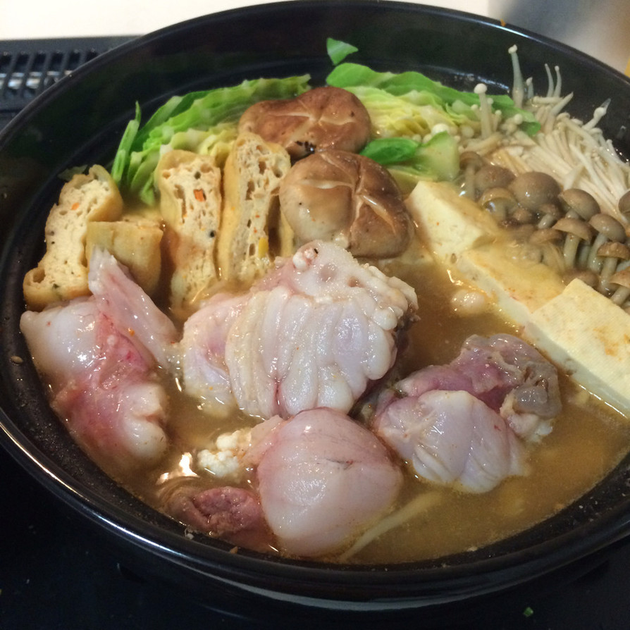 ぷりぷり♡アンコウの味噌キムチ鍋の画像