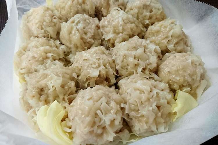 節約かさ増し増しのふわふわ焼売 レシピ 作り方 By かえる大福 クックパッド