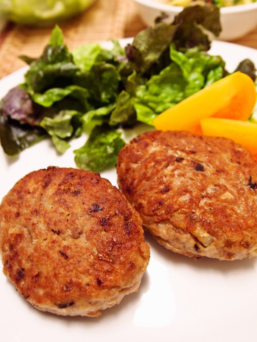 鶏ひき肉のハンバーガーのレシピ