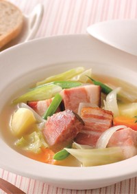 ガルピューレ　ハムと野菜の食べるスープ