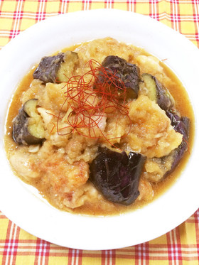 ★大根使おう★鶏肉となすのおろし煮★