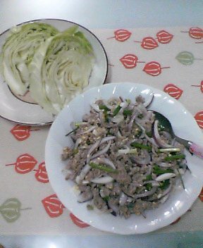 ラープ・ムー（タイの豚ひき肉サラダ）の画像