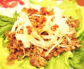 簡単☆牛バラ焦がしガーリックバターソース