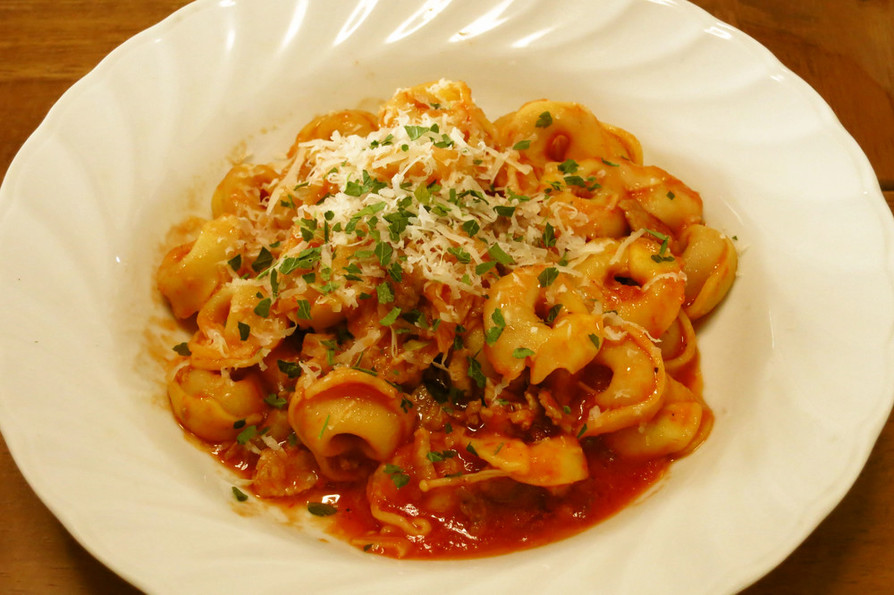 トマトトルテッリーニスープのレシピ