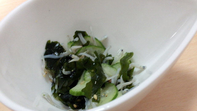 離乳食完了期 きゅうりとわかめの和え物 レシピ 作り方 By Koma0302 クックパッド