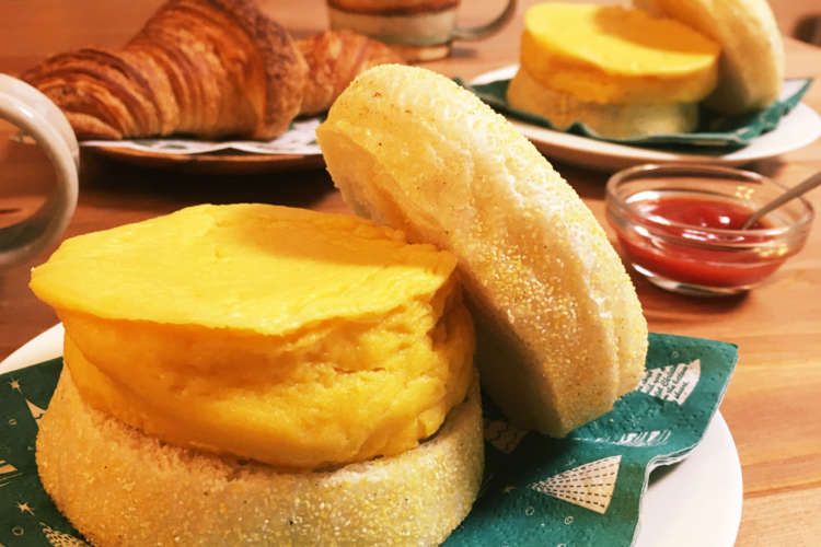 イングリッシュマフィンで厚焼き卵サンド レシピ 作り方 By ａｋｏｒｉ クックパッド 簡単おいしいみんなのレシピが376万品