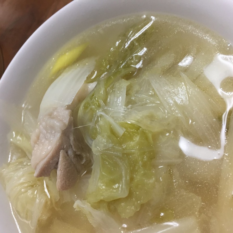 白菜の簡単スープの画像