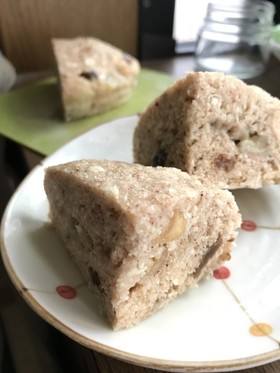 すぐでき!レンジでおから蒸しパン