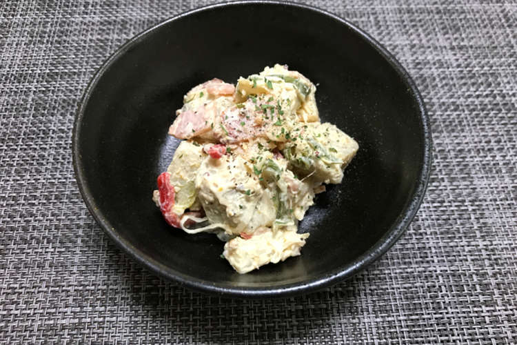 京芋 海老芋 のマスタードホットサラダ レシピ 作り方 By ふじさんちのごはん クックパッド