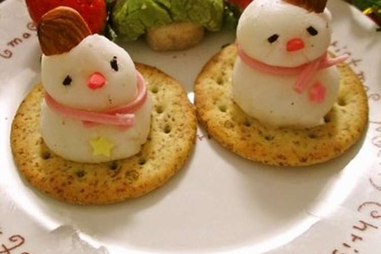 クリスマスに 手作り雪だるま レシピ 作り方 By Miyuki12 クックパッド 簡単おいしいみんなのレシピが355万品