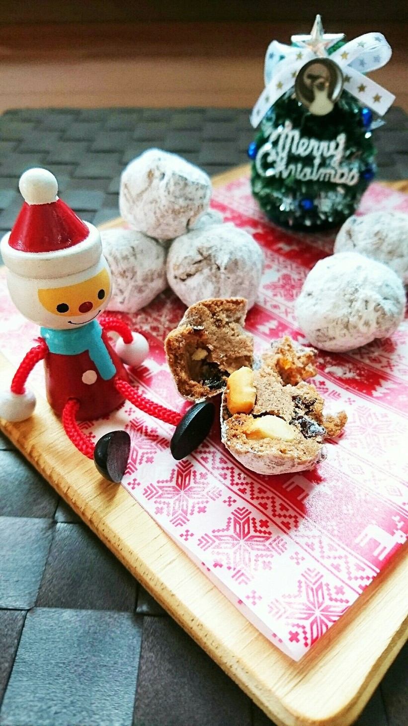 クリスマスに☆シュトーレン風クッキー。の画像