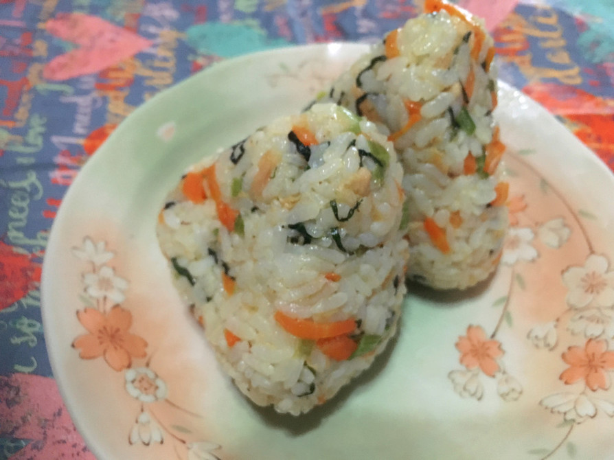 小松菜の混ぜご飯の画像