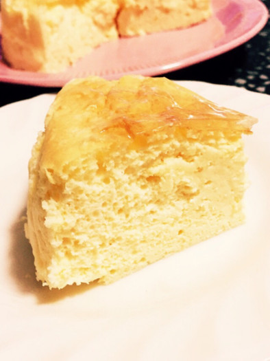 糖質制限◆ふわとろ濃厚スフレチーズケーキの写真