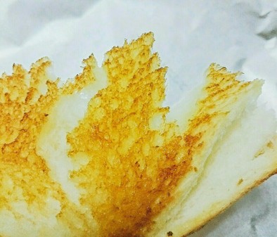 魚焼きグリルでもっちりトーストの写真