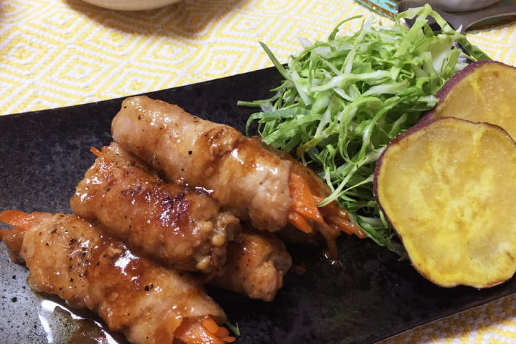 味付け簡単 焼肉のタレで野菜肉巻き レシピ 作り方 By さっり クックパッド 簡単おいしいみんなのレシピが357万品