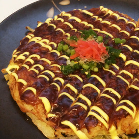 満腹ヘルシー♡長芋もやしのお好み焼き風
