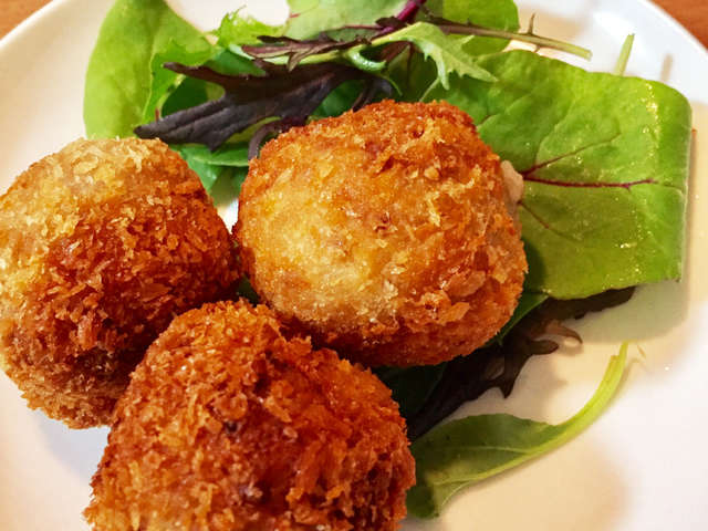 里芋 豚 ひき肉