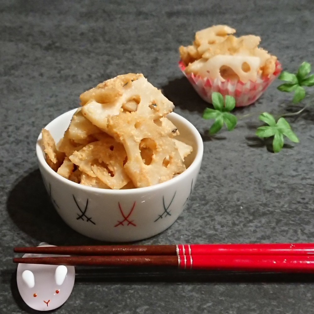 お弁当にもGOOD!蓮根のめんたいマヨ和え