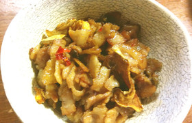 豚バラ肉の佃煮