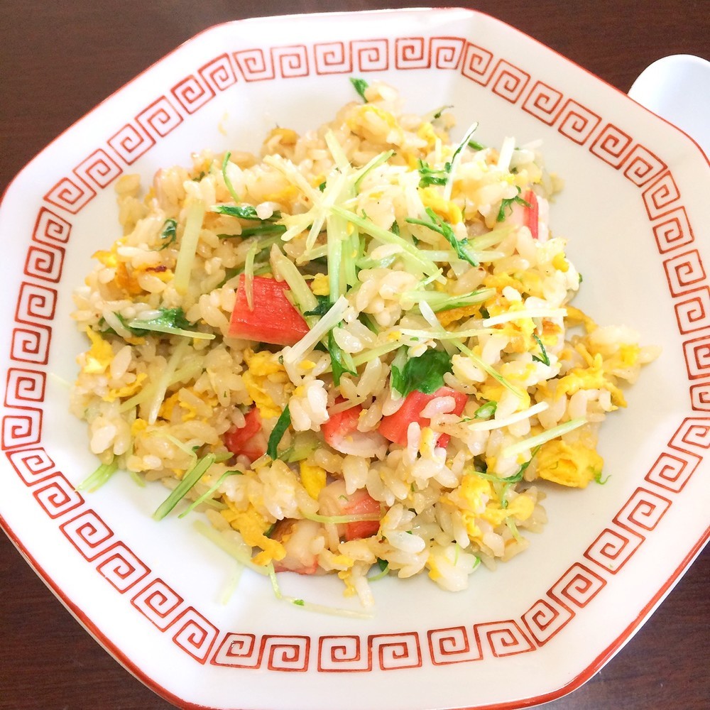 水菜とカニカマの和風チャーハン レシピ 作り方 By ステルトミチル クックパッド 簡単おいしいみんなのレシピが373万品