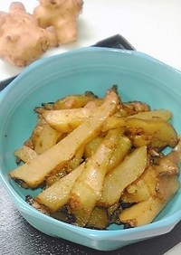 菊芋の味噌バターきんぴら