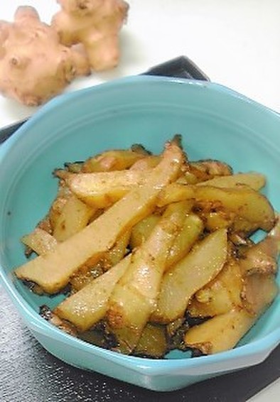 菊芋の味噌バターきんぴらの写真