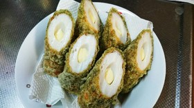 チーチク(チーズ&ちくわ)の磯辺揚げ