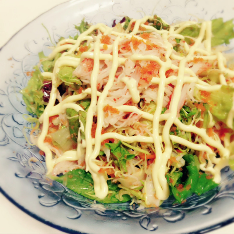 カニサラダのレシピ