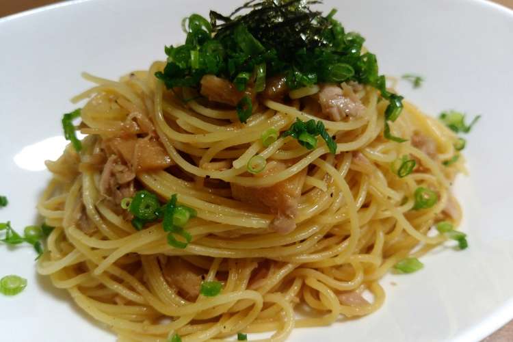 速攻旨い なめ茸とツナのバター醤油パスタ レシピ 作り方 By もへほっぺ クックパッド
