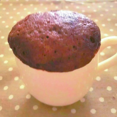 ココアマグカップケーキの写真