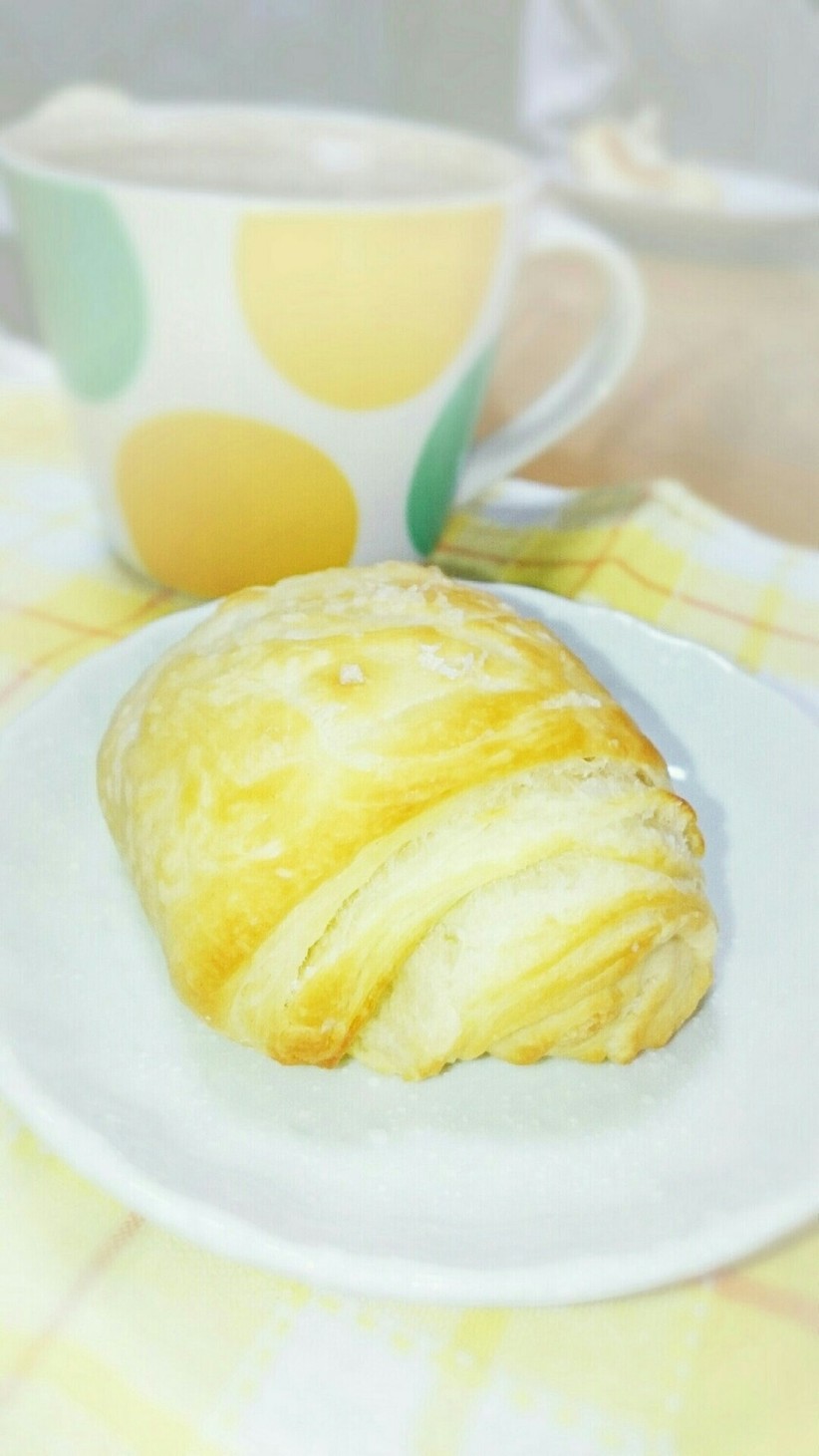 塩バターデニッシュ♡*。朝食にの画像