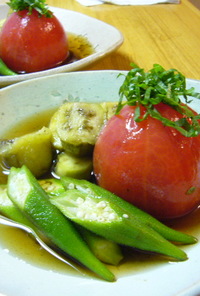 夏野菜の冷し鉢