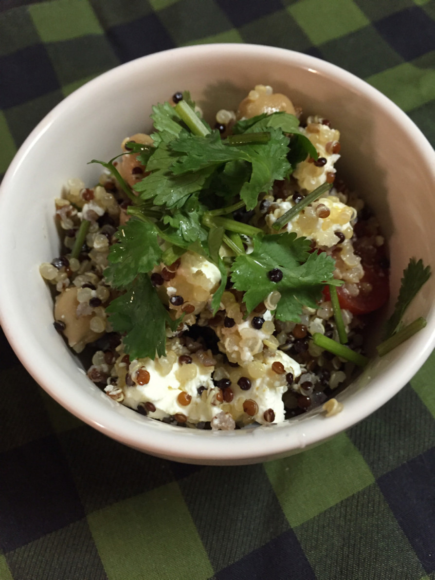 インドのキヌアサラダのレシピ