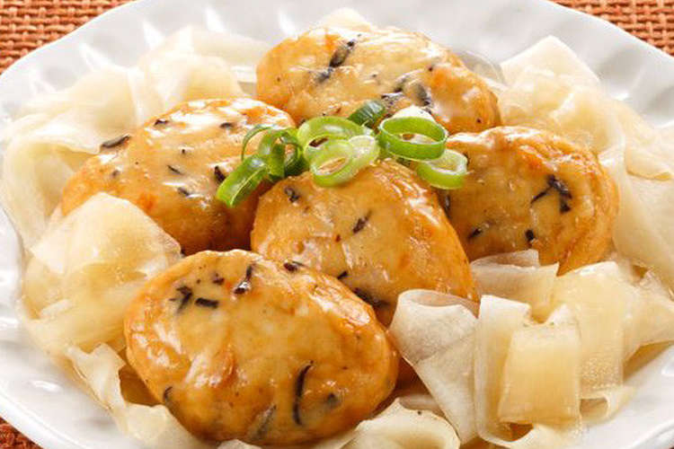 簡単 白身魚揚げとひらひら大根のさっと煮 レシピ 作り方 By 一正蒲鉾株式会社 クックパッド