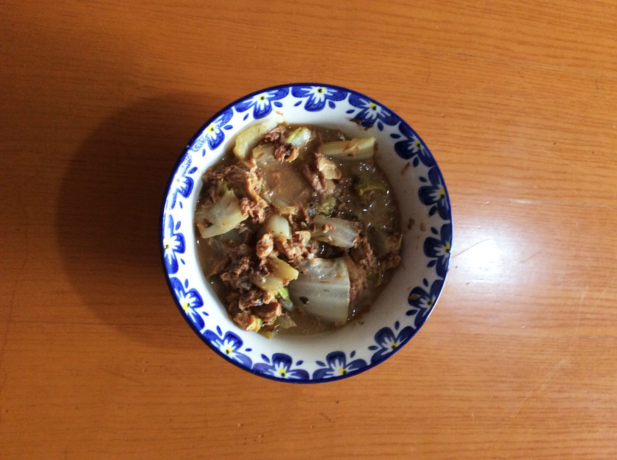 サバ味噌と白菜の煮付けの画像
