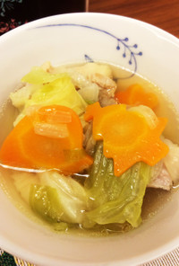 胃腸炎の回復期に☆鶏肉と野菜のスープ煮