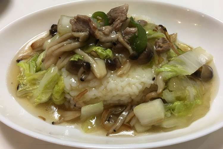 にんべんの白だしで簡単 本格中華丼 レシピ 作り方 By M子の銀座放浪記 クックパッド