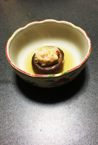 椎茸と海老の小鉢